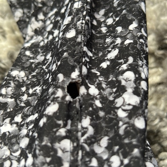 Lululemon Women’s Black/White  Geometric Lightweight Athletic Joggers Sz 10 - Picture 5 of 6